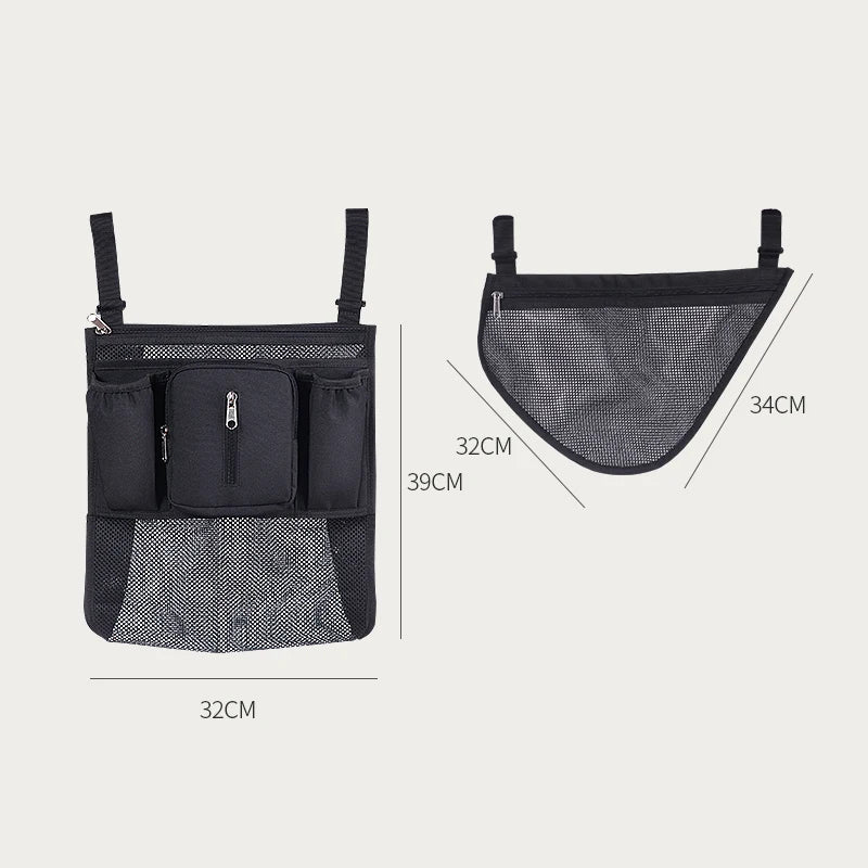 Sunveno Baby Stroller Organizer Bag Infant Pram Cart Storage Bag with Baby Trolley Bag Carriage Bag Stroller Accessories