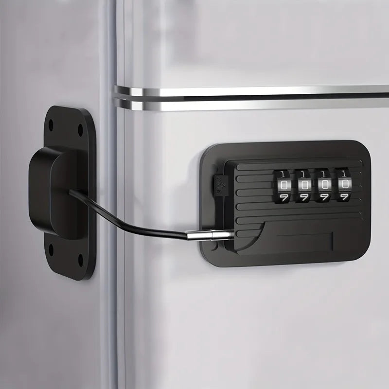 Refrigerator Fridge Freezer Door Lock With Password Proof For Kitchen Cabinets And Drawers