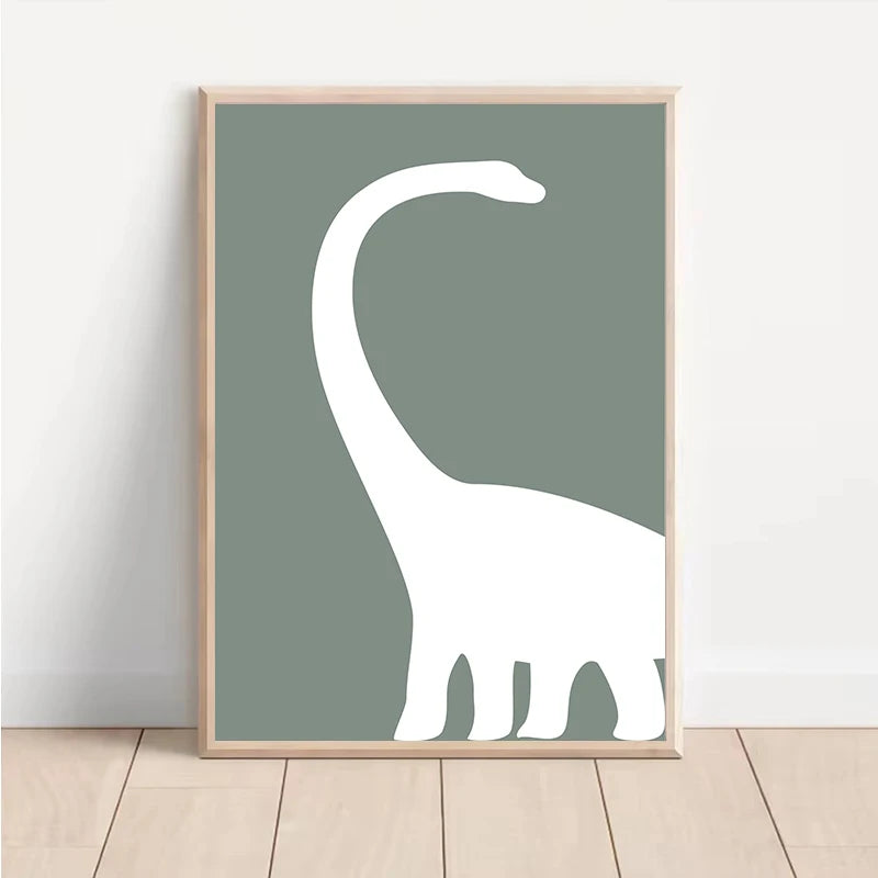 Home Decor Tyrannosaurus Rex Poster Canvas Painting Interior Paintings Children's Bedroom Dinosaur Triceratops Living Room Decor