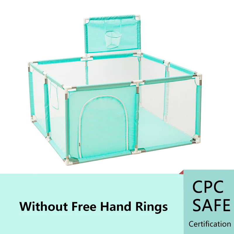 IMBABY Kids Furniture Playpen For Children Large Dry Pool Baby Playpen Safety Indoor Barriers Home Playground Park For 0-6 Years