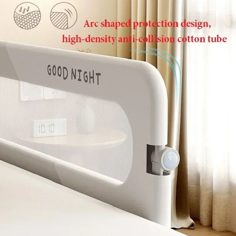 IMBABY Bed Guardrail Anti Fall Baby Safety Bed Barrier Portable Crib Cover Adjustable Bed Rail Guard Bedroom Crib Bumpers