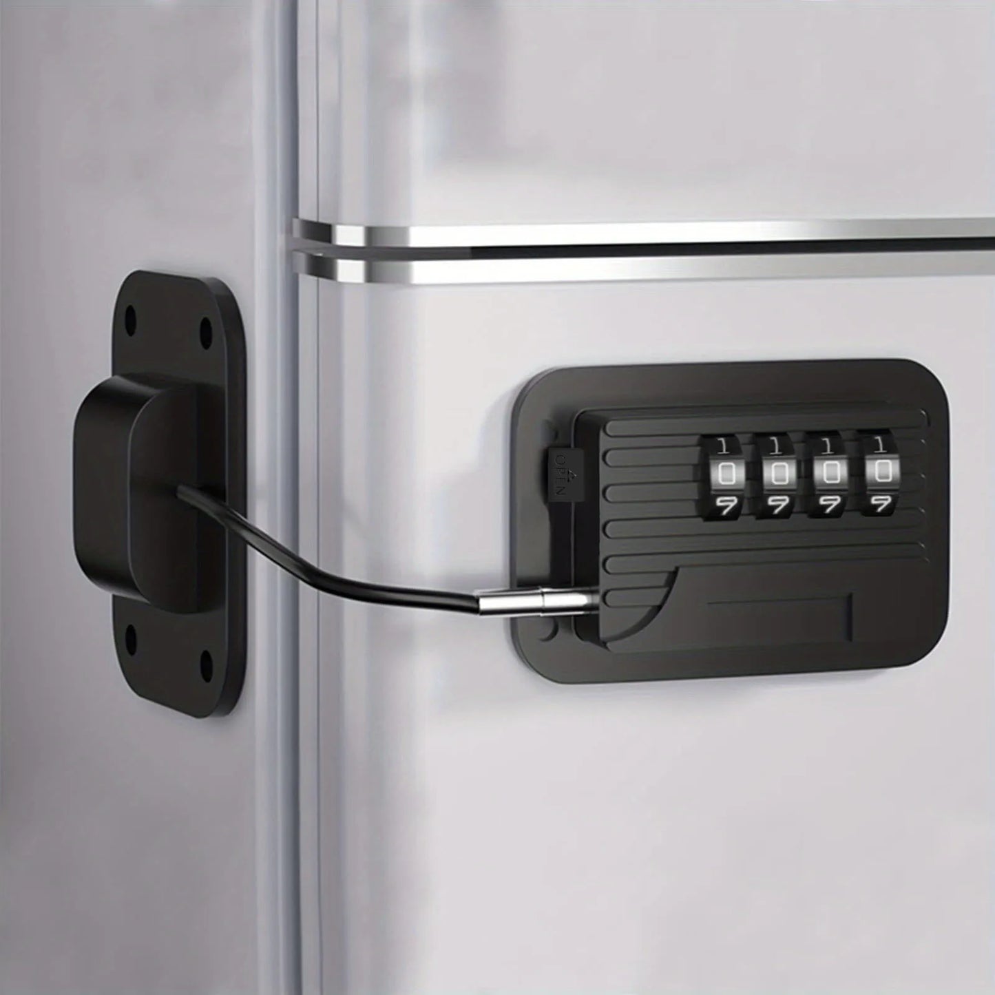 Refrigerator Fridge Freezer Door Lock With Password Proof For Kitchen Cabinets And Drawers