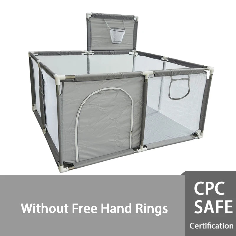 IMBABY Kids Furniture Playpen For Children Large Dry Pool Baby Playpen Safety Indoor Barriers Home Playground Park For 0-6 Years