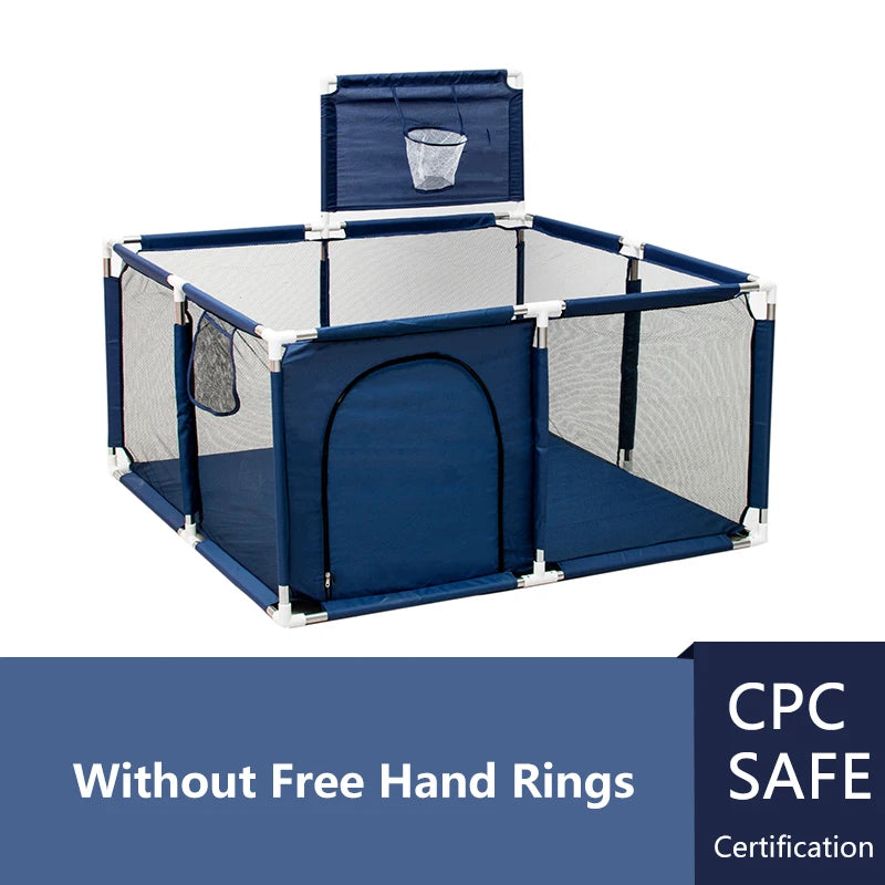 IMBABY Kids Furniture Playpen For Children Large Dry Pool Baby Playpen Safety Indoor Barriers Home Playground Park For 0-6 Years