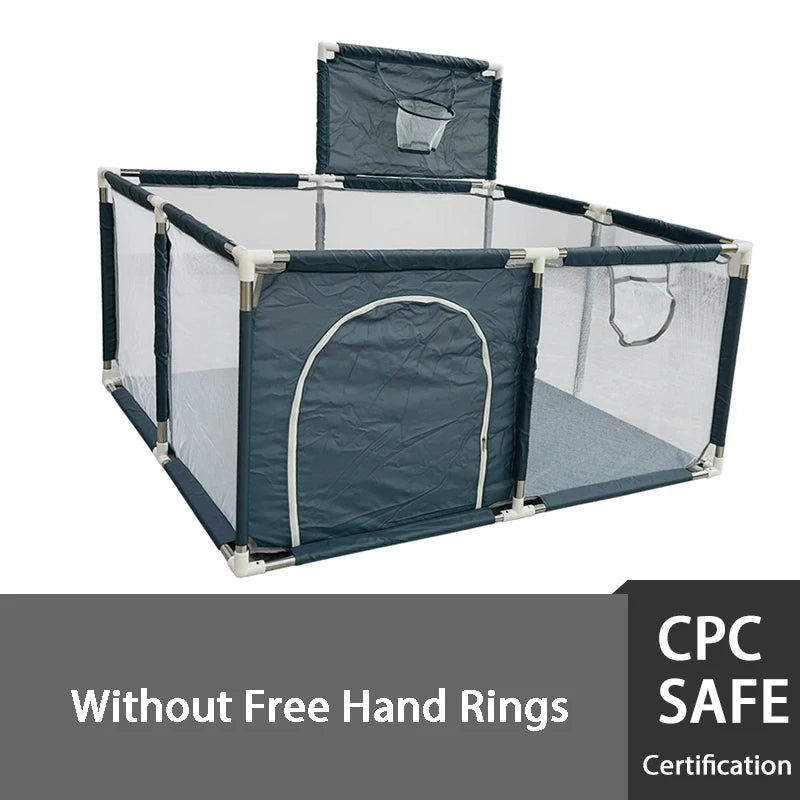 IMBABY Kids Furniture Playpen For Children Large Dry Pool Baby Playpen Safety Indoor Barriers Home Playground Park For 0-6 Years